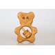 Organic Rattle Teddy Bear 