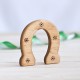 Lucky Wooden Horseshoe Organic Teether