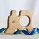 Wooden Train Shape Organic Teether