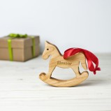 Personalised Rocking Horse Decoration