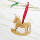 Personalised Rocking Horse Decoration