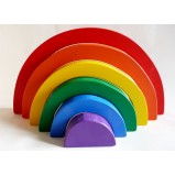 Rainbow Stacking Puzzle