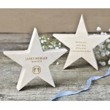  Personalised 'Baby's Footprints' Star