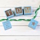 Personalised Blue Baby Keespsake Blocks