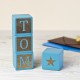 Personalised Blue Baby Keespsake Blocks