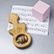Personalised Guitar Rattle Organic Toy 