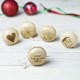 Personalised Happy Christmas Wooden Yoyo Toy