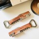 Personalized Wood Wine Bottle Opener, Corkscrew