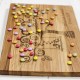 Love Birds Personalised Oak Chopping Serving Board