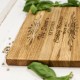 Cooking Memories Oak Chopping Serving Board