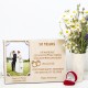 10 Years wedding anniversary Personalised Photo Frame