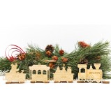 Peesonalised Family Train Christmas Tree Decor