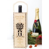 Angels tree Personalised Christmas Wine Box