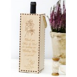 Wedding Couple Personalised Wine Gift Box