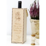 Wedding Couple Personalised Wine Gift Box