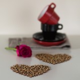 Heart Coaster Set