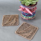 Leaves Coaster Set