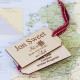 Compass Personalised Luggage Tag