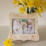 Personalised Flower Girl Photo Frame