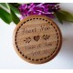 "Thank You" Personalised Wine Bottle Stopper 