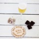 Eat Drink & Be Married Personalised Coasters