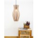 Hourglass Wooden Ceiling Light