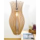 Hourglass Wooden Ceiling Light