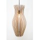 Hourglass Wooden Ceiling Light