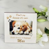 Dog Memorial Personalised Photo Frame