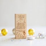 Personalised New Baby Tealight Candle Holder 