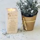 Personalised Wedding Tealight Candle Holder 