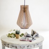 Milan  Wooden Ceiling Light 