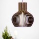 Modern Black Wooden Ceiling Light