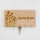 Flowers Personalised Key Organiser 