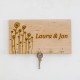 Flowers Personalised Key Organiser 