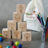 Personalised Family Wooden Blocks