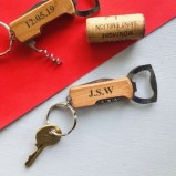 custom order with logo L personalised key holder wine opener